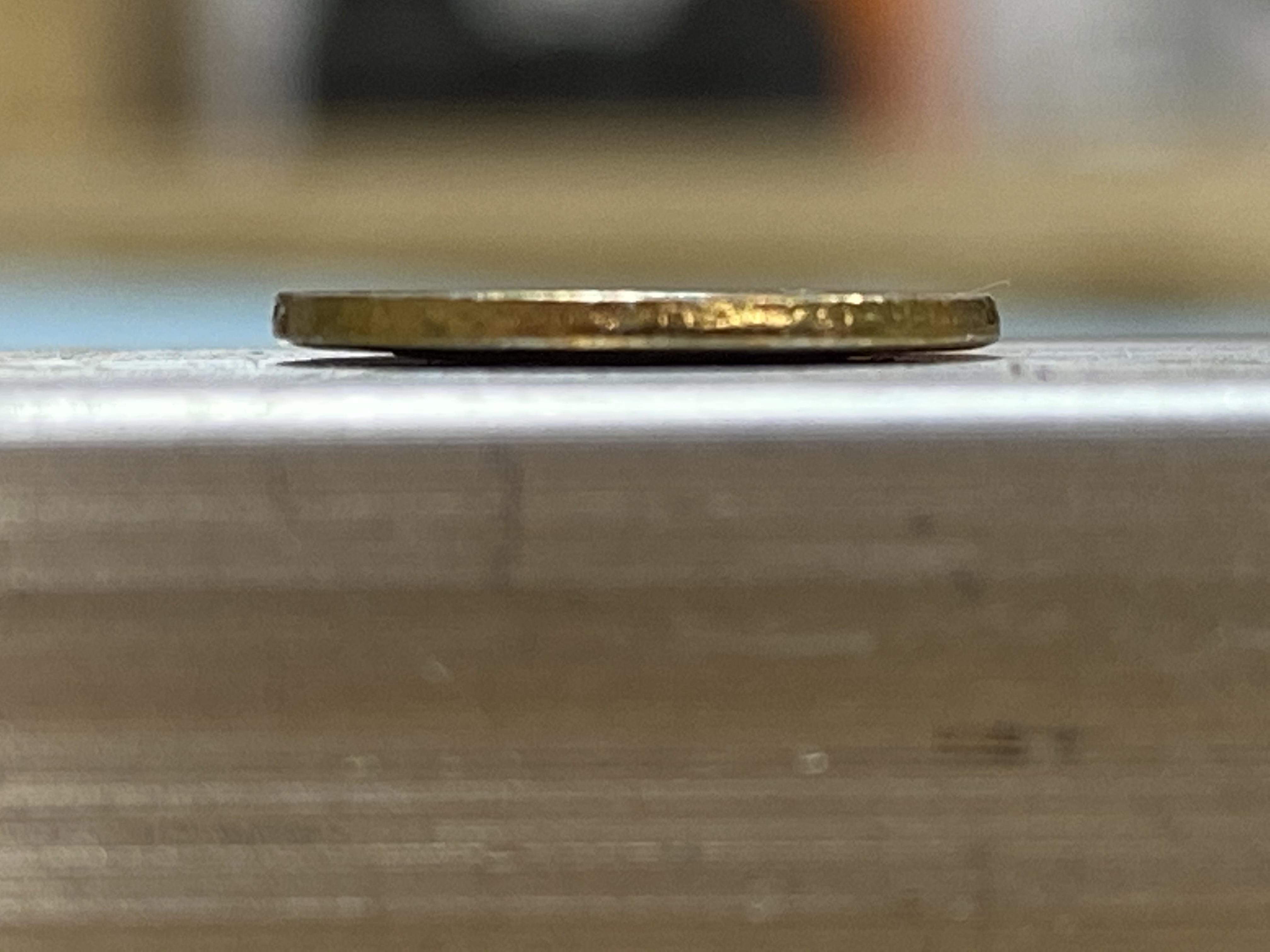 bent washer removed from cylinder