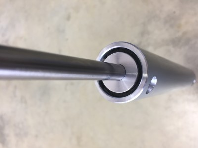 newer design - machined end cap